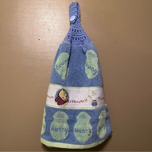 Disney Home Winnie The Pooh Hunny Terry Cloth Crochet Dish Towel